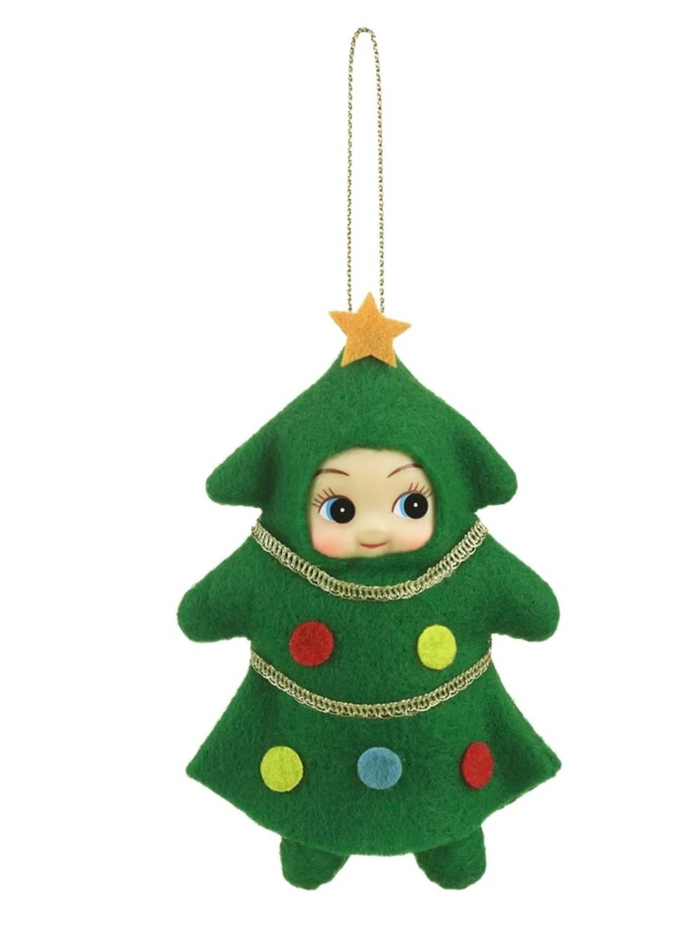 Mr. Christmas Mystery Mini Elf Ornament, Christmas Tree